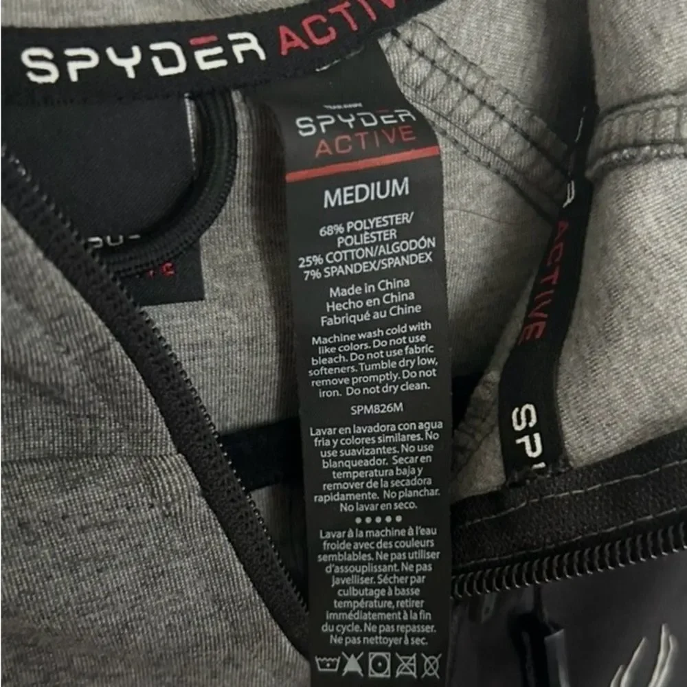 Men’s Spyder Heavyweight Pullover ProWeb Active 1/4 Zip Hoodie